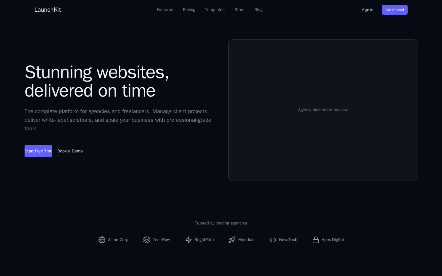 Auth Starter Kit preview